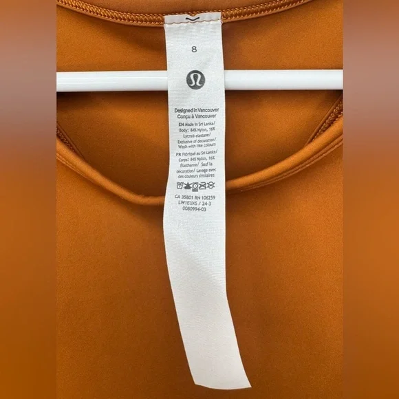 Lululemon Nulux Racerback Cropped Run Tank & Loungeful Straight Leg Pants Set - Picture 5 of 17